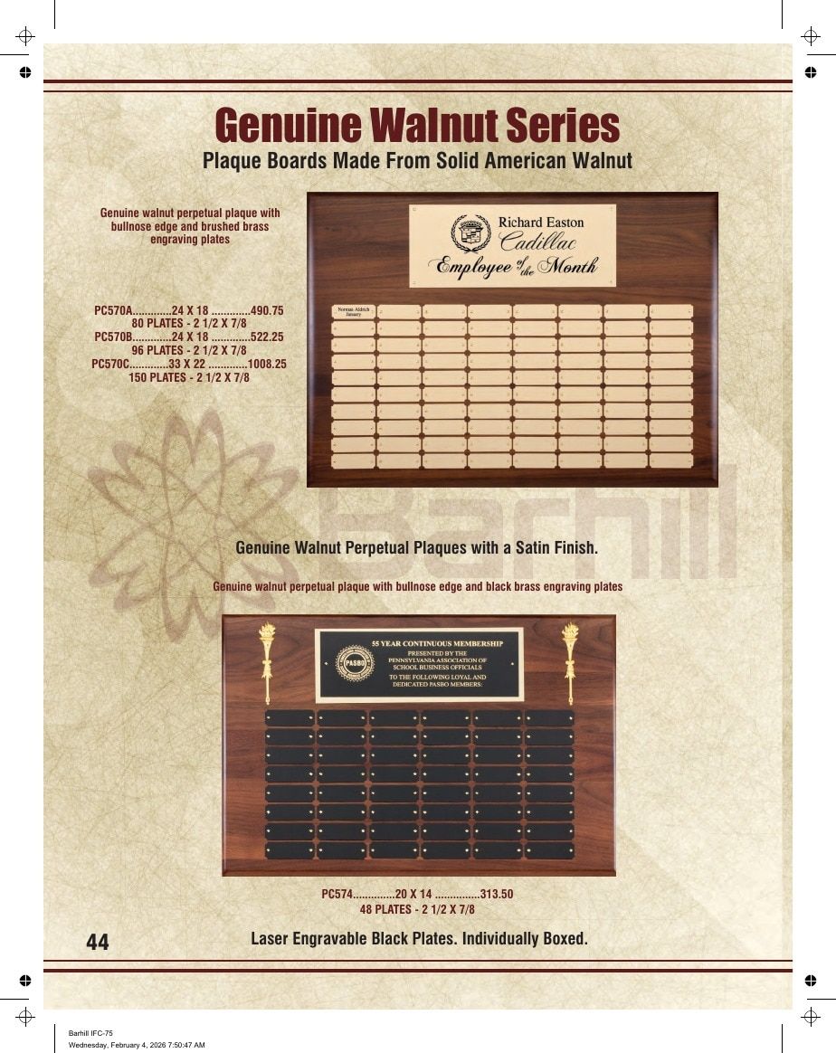 Marco Awards Group Recognition Awards Catalog Weekly Ad January 1 - December 31, 2026