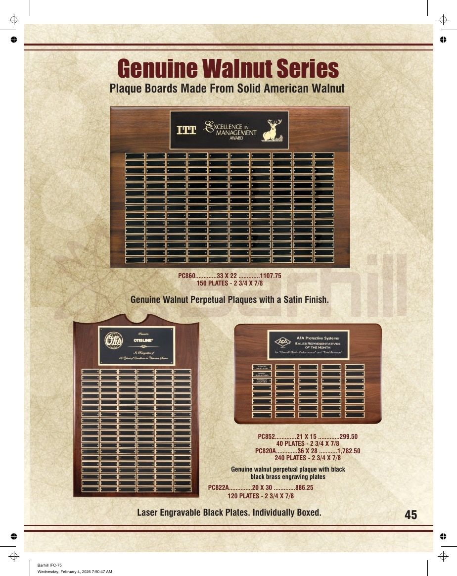 Marco Awards Group Recognition Awards Catalog Weekly Ad January 1 - December 31, 2026