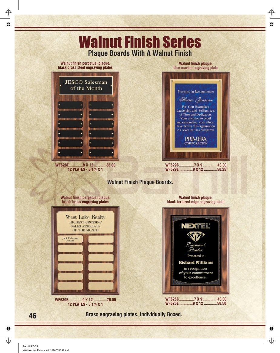 Marco Awards Group Recognition Awards Catalog Weekly Ad January 1 - December 31, 2026