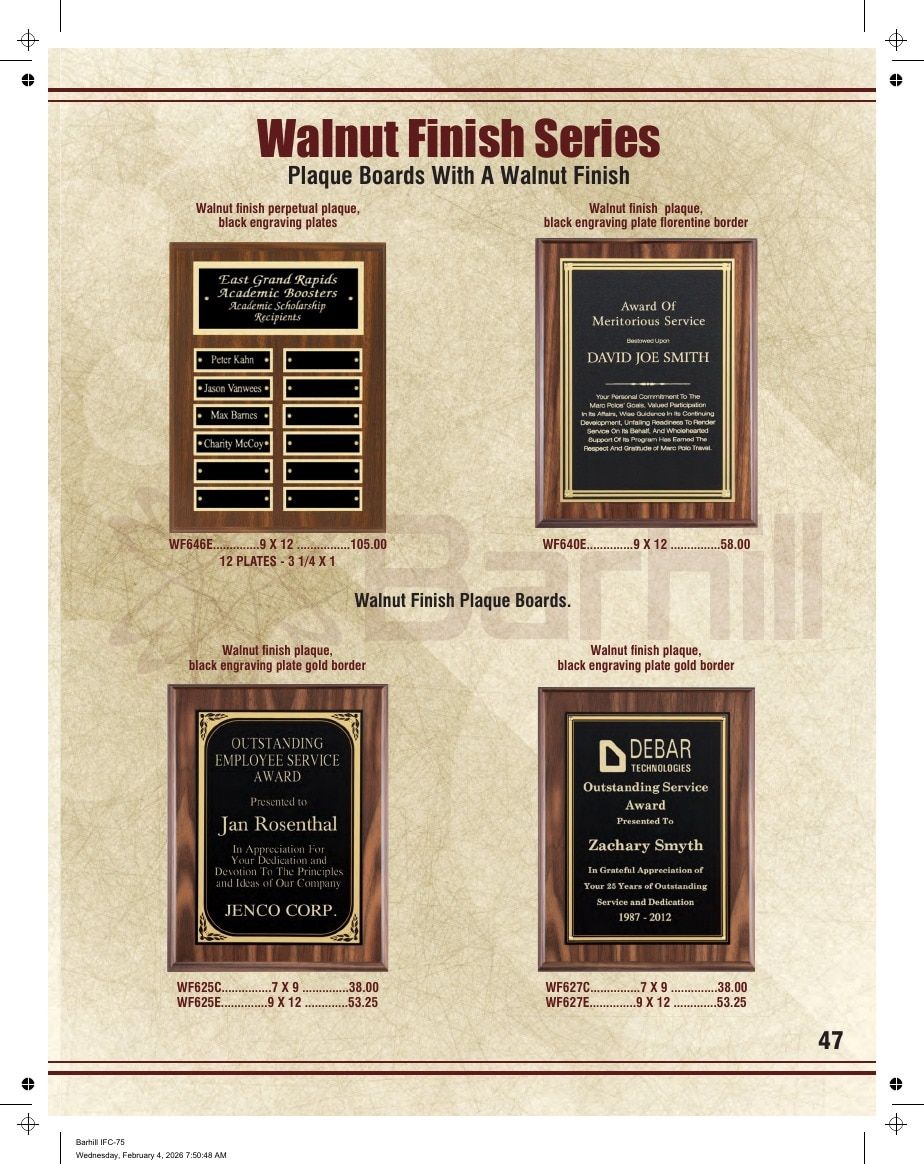 Marco Awards Group Recognition Awards Catalog Weekly Ad January 1 - December 31, 2026