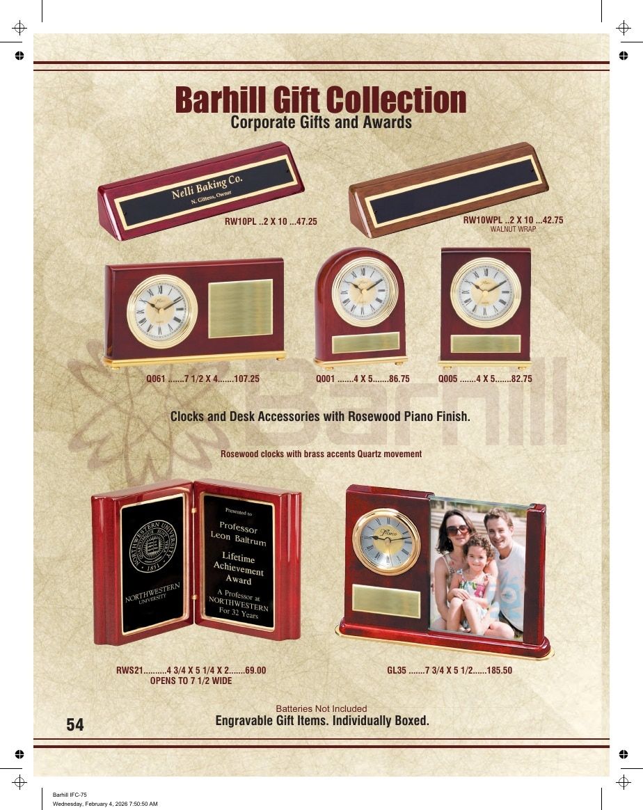 Marco Awards Group Recognition Awards Catalog Weekly Ad January 1 - December 31, 2026
