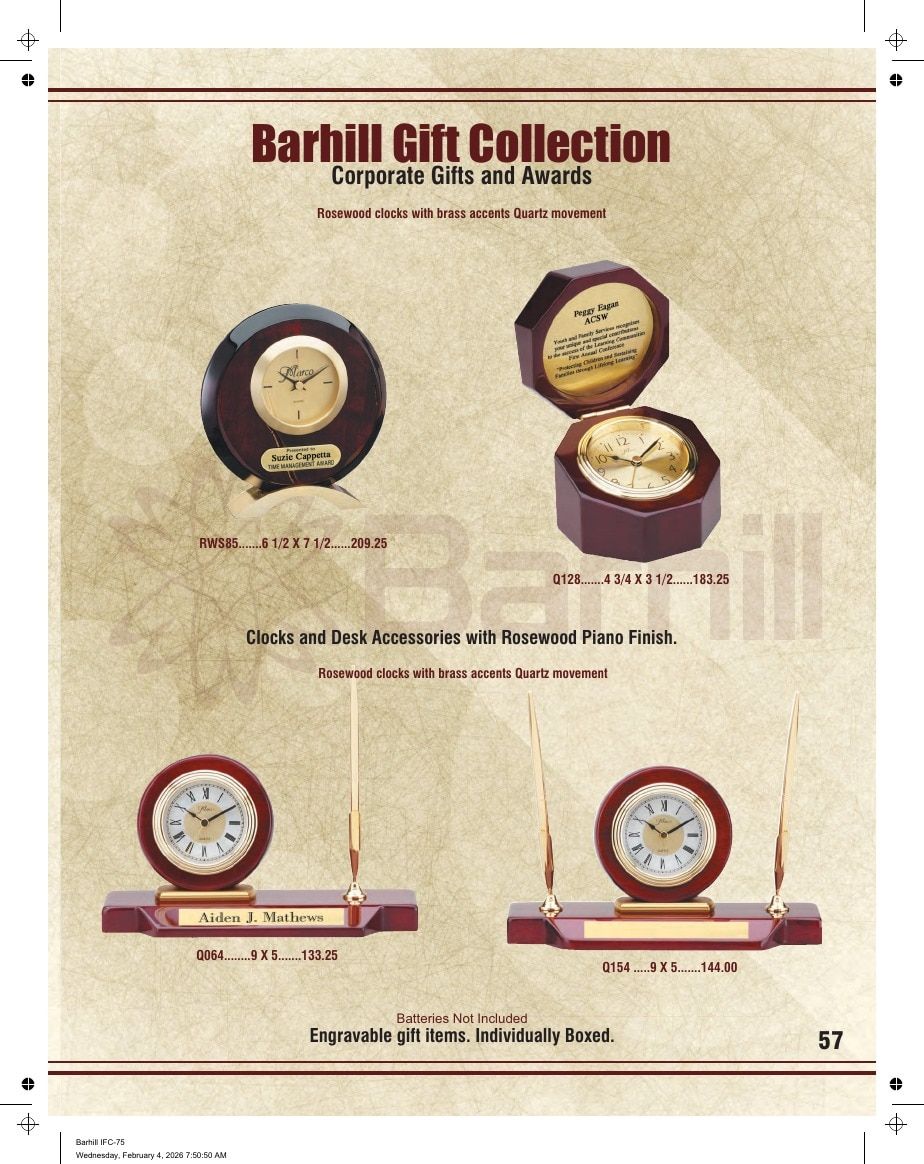 Marco Awards Group Recognition Awards Catalog Weekly Ad January 1 - December 31, 2026