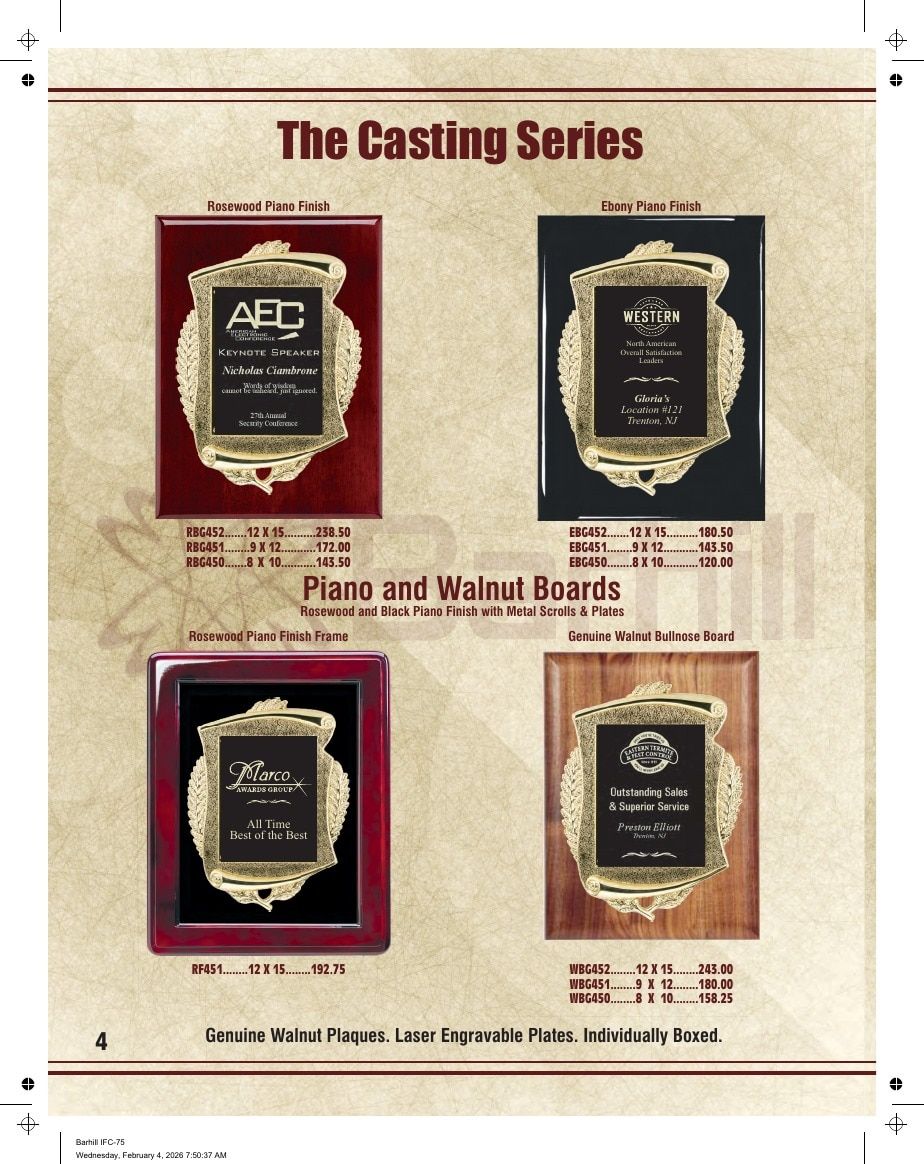 Marco Awards Group Recognition Awards Catalog Weekly Ad January 1 - December 31, 2026