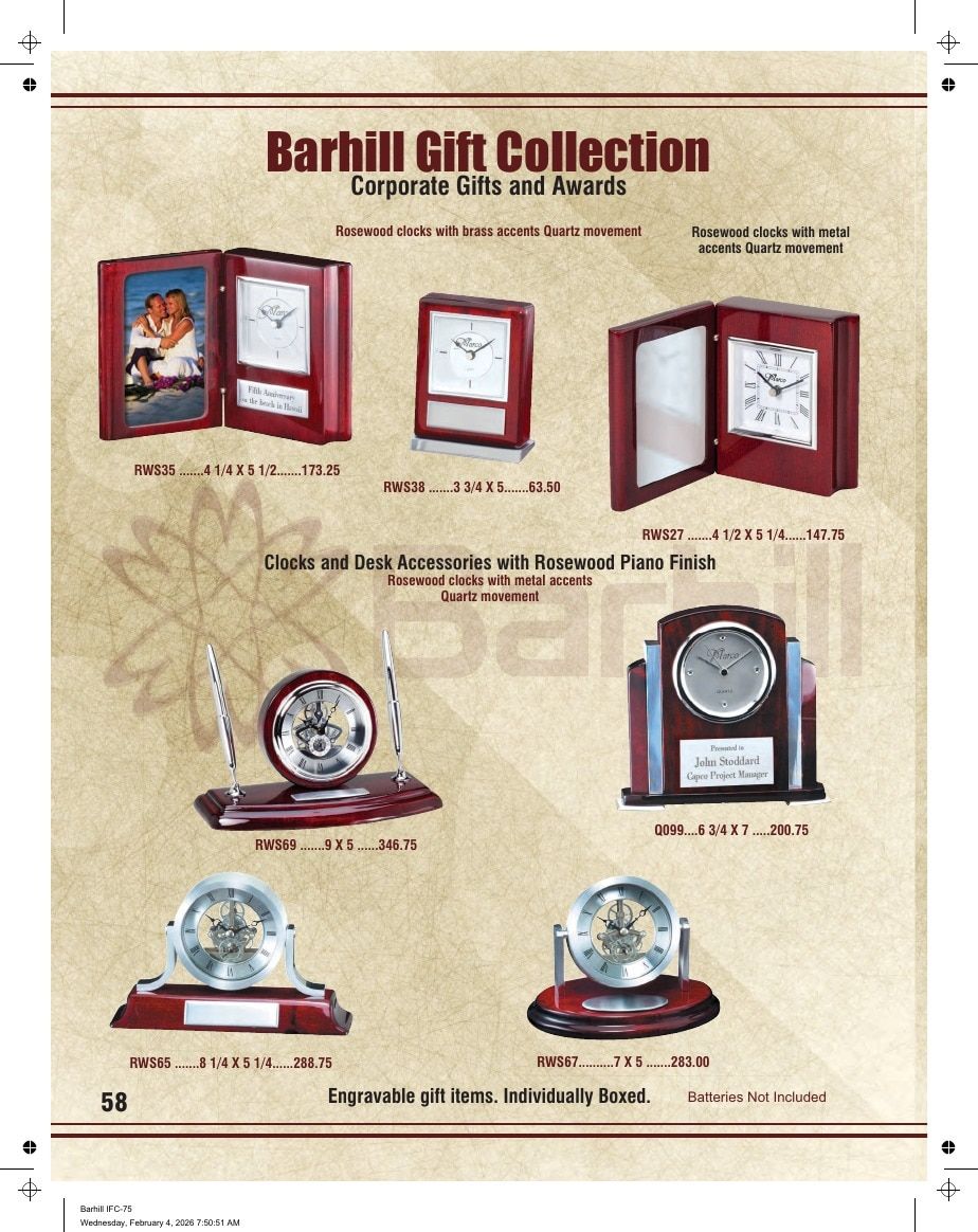 Marco Awards Group Recognition Awards Catalog Weekly Ad January 1 - December 31, 2026