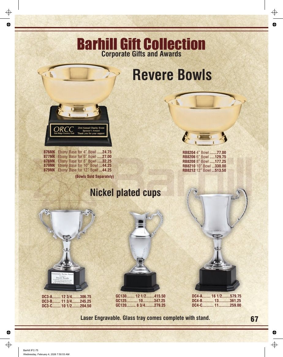 Marco Awards Group Recognition Awards Catalog Weekly Ad January 1 - December 31, 2026
