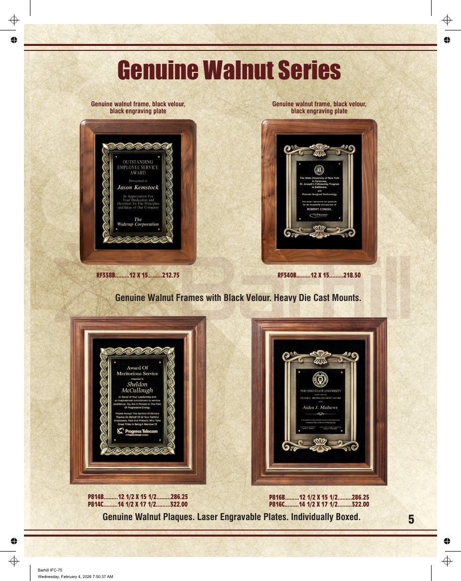 Marco Awards Group Recognition Awards Catalog Weekly Ad January 1 - December 31, 2026