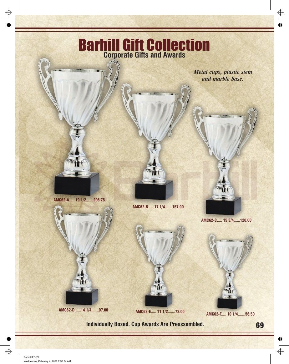 Marco Awards Group Recognition Awards Catalog Weekly Ad January 1 - December 31, 2026