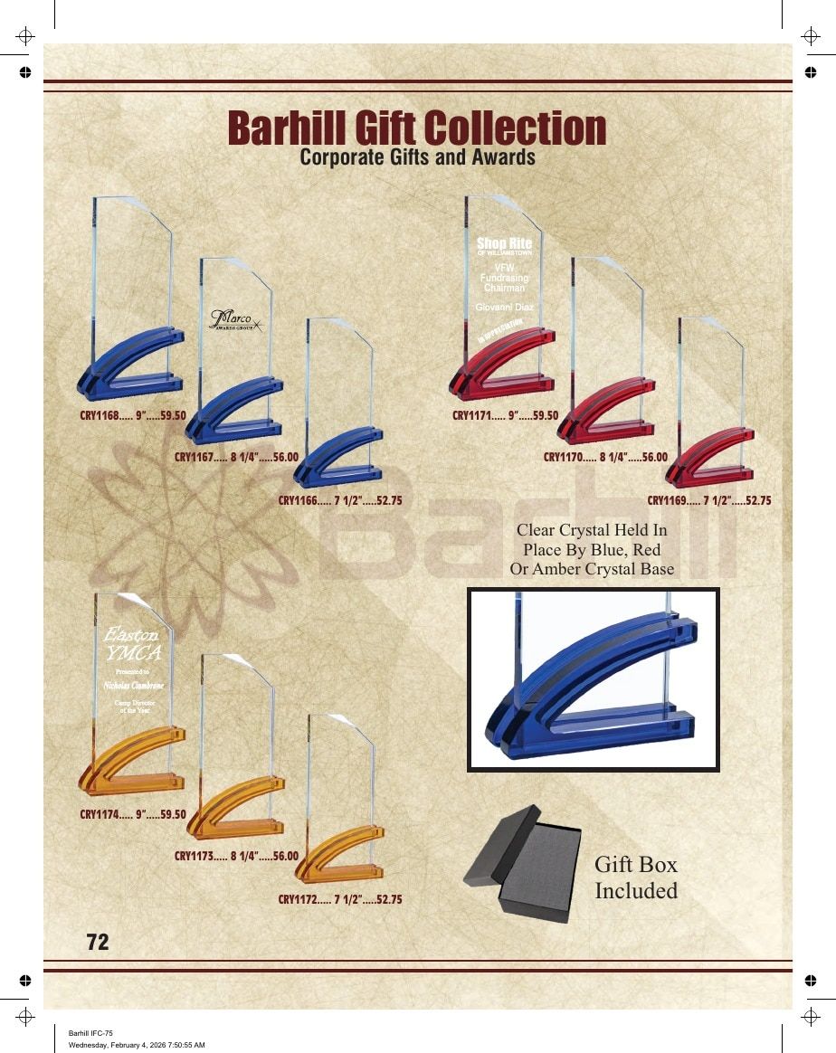 Marco Awards Group Recognition Awards Catalog Weekly Ad January 1 - December 31, 2026