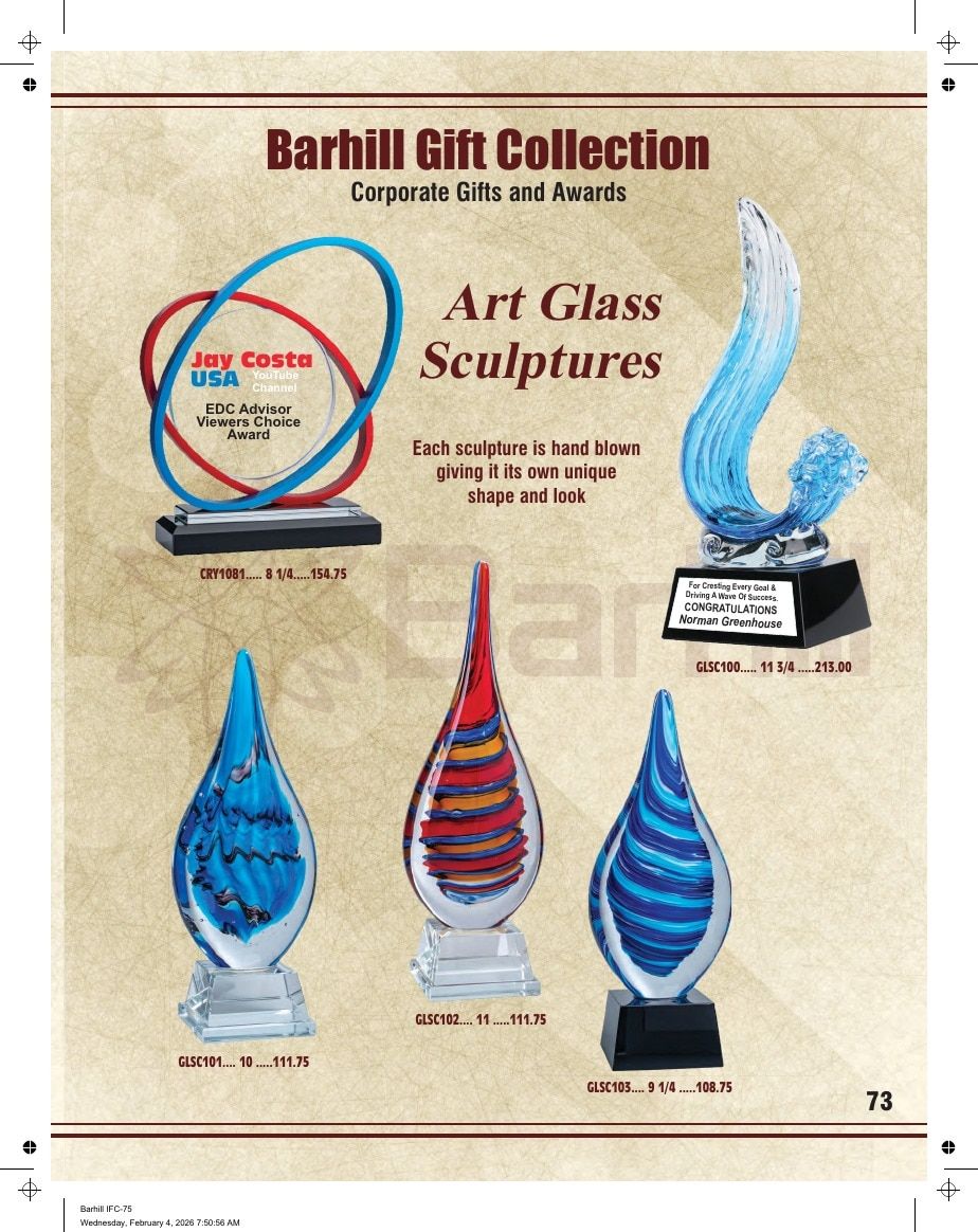 Marco Awards Group Recognition Awards Catalog Weekly Ad January 1 - December 31, 2026