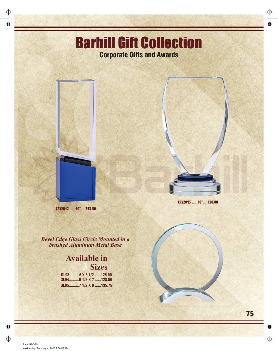 Marco Awards Group Recognition Awards Catalog Weekly Ad January 1 - December 31, 2026