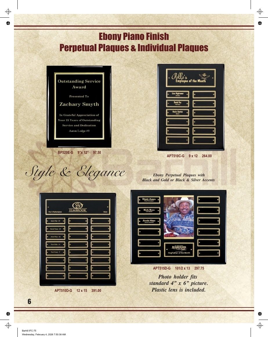 Marco Awards Group Recognition Awards Catalog Weekly Ad January 1 - December 31, 2026