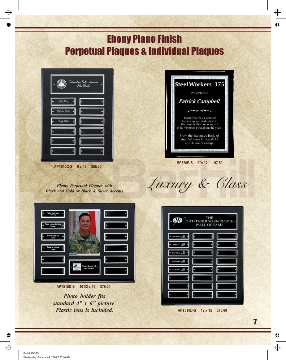 Marco Awards Group Recognition Awards Catalog Weekly Ad January 1 - December 31, 2026