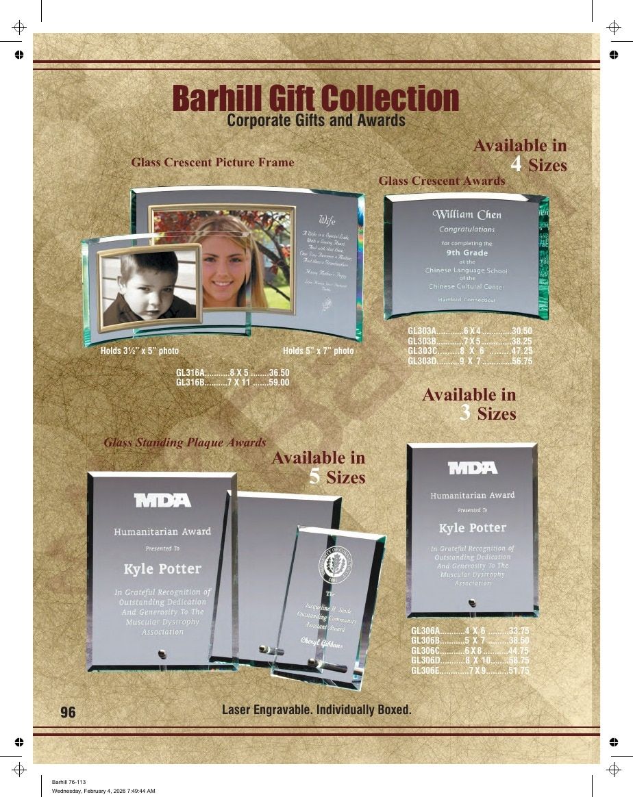 Marco Awards Group Recognition Awards Catalog Weekly Ad January 1 - December 31, 2026
