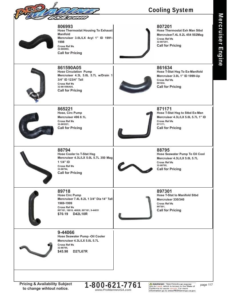 Pro Marine USA Inboard and Sterndrive Parts Catalog Weekly Ad January 1 - December 31, 2026