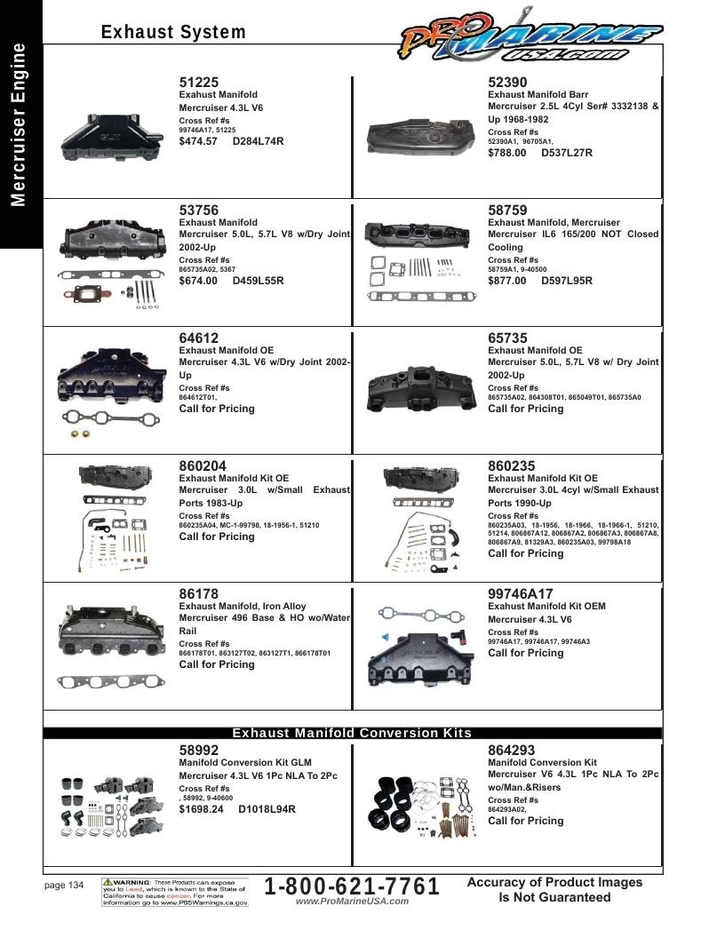 Pro Marine USA Inboard and Sterndrive Parts Catalog Weekly Ad January 1 - December 31, 2026