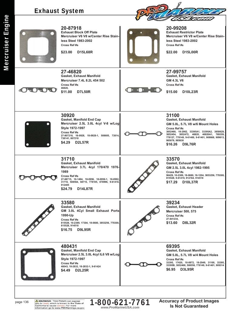 Pro Marine USA Inboard and Sterndrive Parts Catalog Weekly Ad January 1 - December 31, 2026