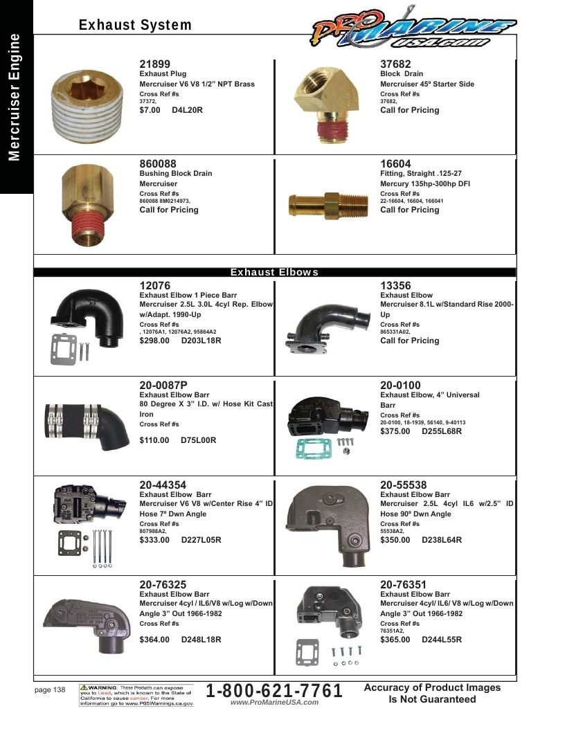Pro Marine USA Inboard and Sterndrive Parts Catalog Weekly Ad January 1 - December 31, 2026
