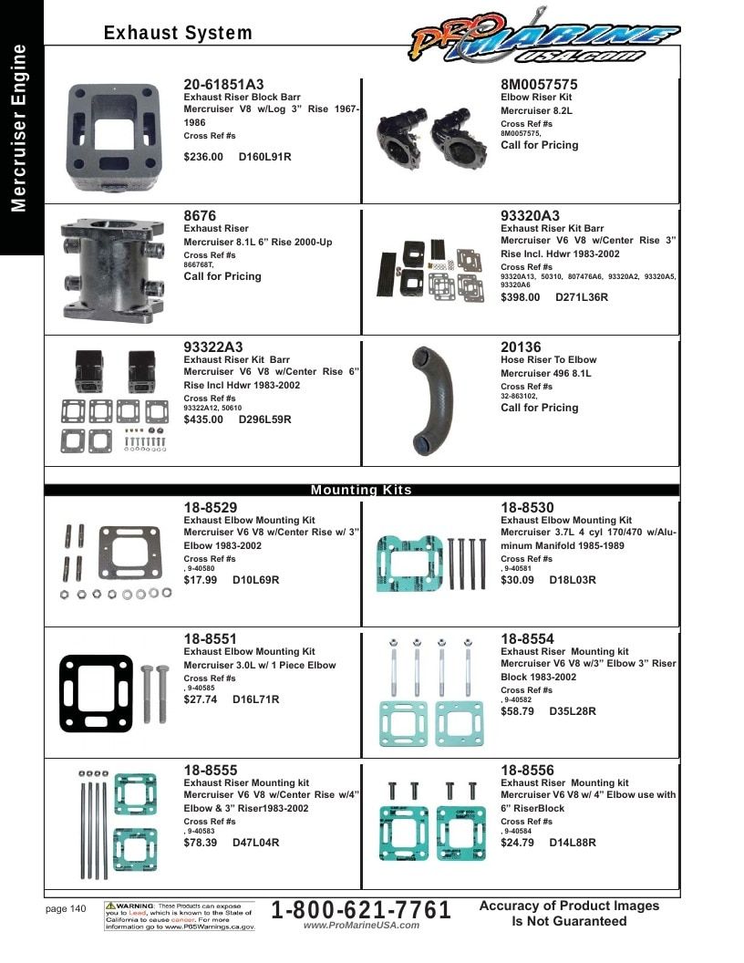 Pro Marine USA Inboard and Sterndrive Parts Catalog Weekly Ad January 1 - December 31, 2026