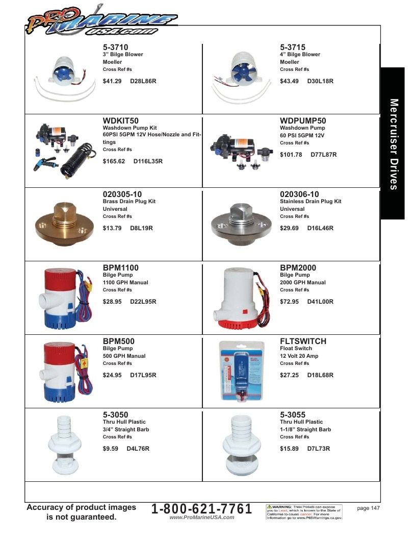 Pro Marine USA Inboard and Sterndrive Parts Catalog Weekly Ad January 1 - December 31, 2026