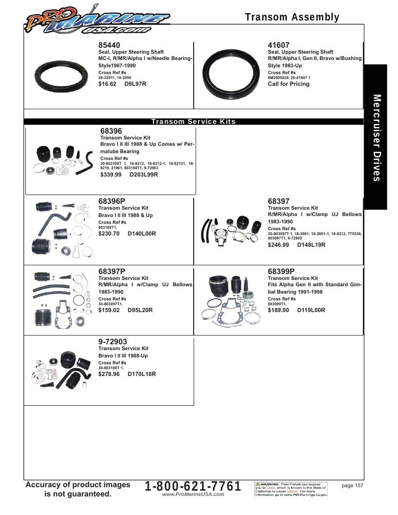 Pro Marine USA Inboard and Sterndrive Parts Catalog Weekly Ad January 1 - December 31, 2026