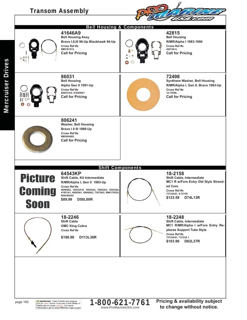 Pro Marine USA Inboard and Sterndrive Parts Catalog Weekly Ad January 1 - December 31, 2026