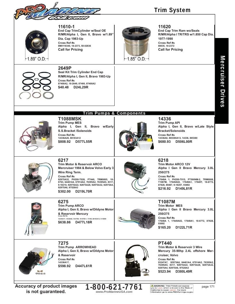 Pro Marine USA Inboard and Sterndrive Parts Catalog Weekly Ad January 1 - December 31, 2026