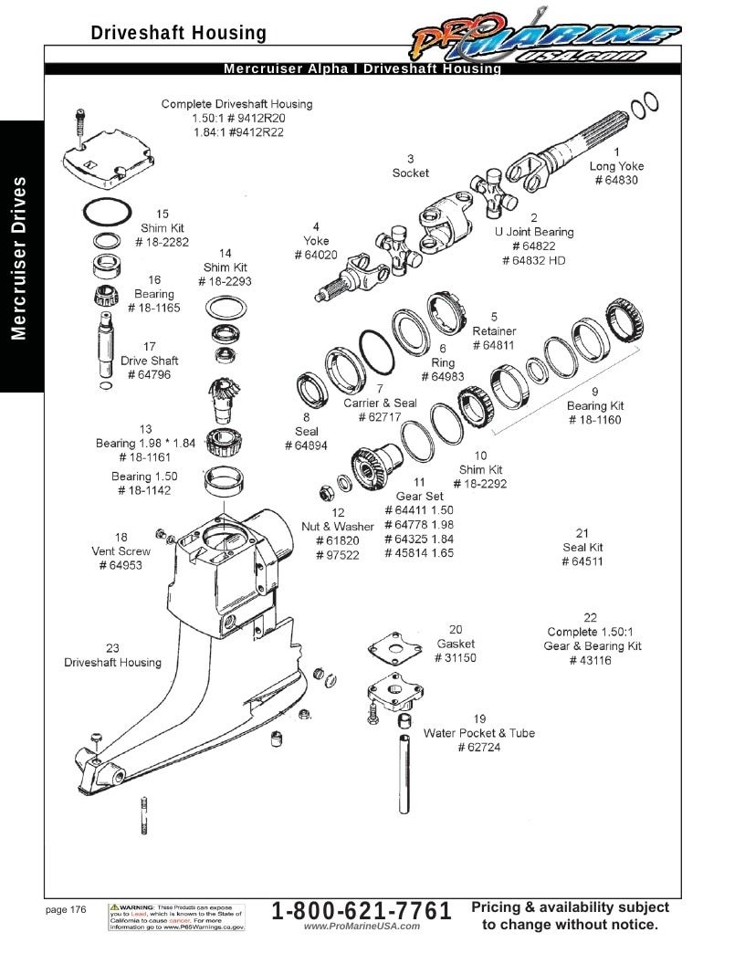 Pro Marine USA Inboard and Sterndrive Parts Catalog Weekly Ad January 1 - December 31, 2026