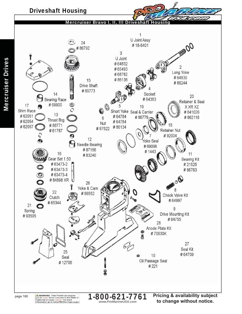 Pro Marine USA Inboard and Sterndrive Parts Catalog Weekly Ad January 1 - December 31, 2026