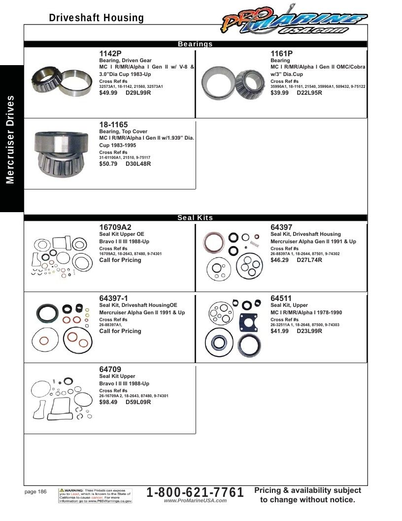 Pro Marine USA Inboard and Sterndrive Parts Catalog Weekly Ad January 1 - December 31, 2026