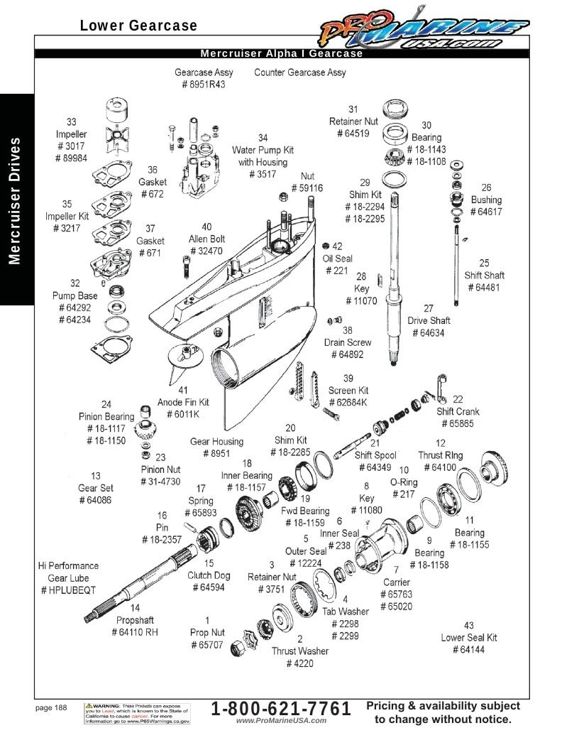 Pro Marine USA Inboard and Sterndrive Parts Catalog Weekly Ad January 1 - December 31, 2026