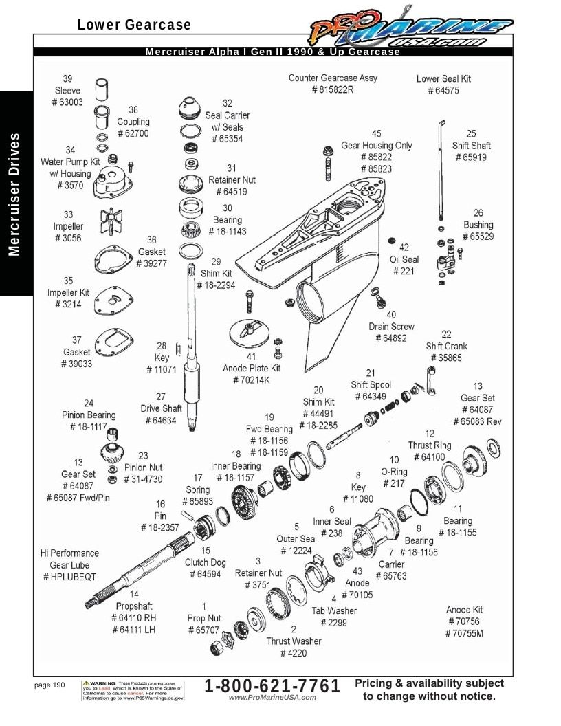 Pro Marine USA Inboard and Sterndrive Parts Catalog Weekly Ad January 1 - December 31, 2026