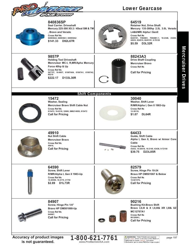 Pro Marine USA Inboard and Sterndrive Parts Catalog Weekly Ad January 1 - December 31, 2026