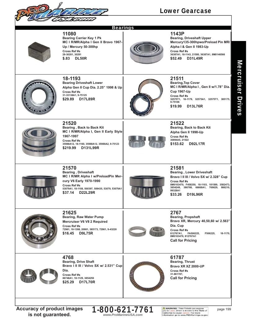 Pro Marine USA Inboard and Sterndrive Parts Catalog Weekly Ad January 1 - December 31, 2026