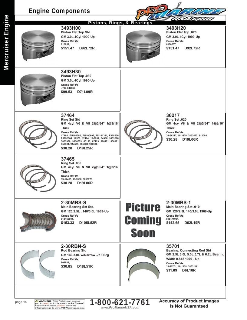 Pro Marine USA Inboard and Sterndrive Parts Catalog Weekly Ad January 1 - December 31, 2026