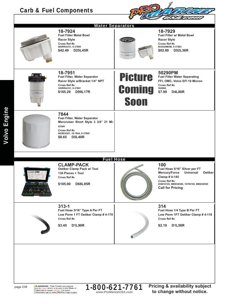 Pro Marine USA Inboard and Sterndrive Parts Catalog Weekly Ad January 1 - December 31, 2026