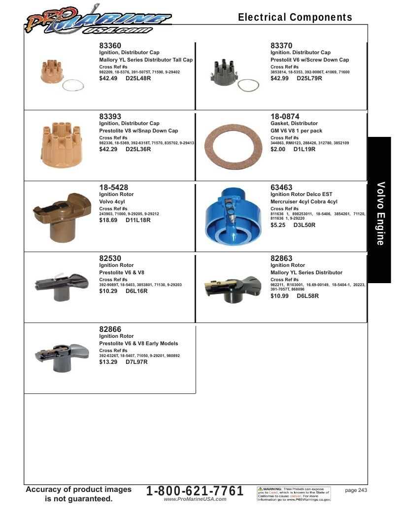 Pro Marine USA Inboard and Sterndrive Parts Catalog Weekly Ad January 1 - December 31, 2026