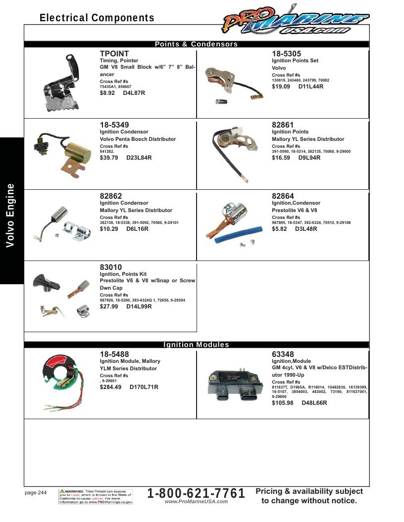 Pro Marine USA Inboard and Sterndrive Parts Catalog Weekly Ad January 1 - December 31, 2026