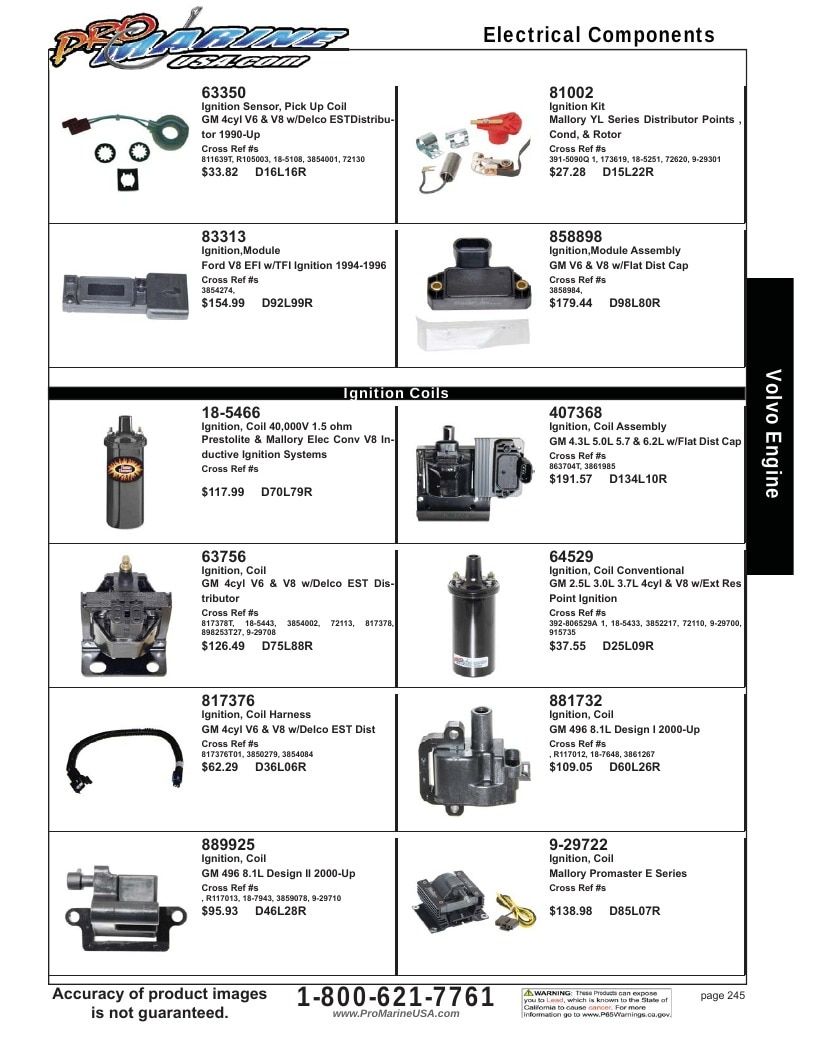 Pro Marine USA Inboard and Sterndrive Parts Catalog Weekly Ad January 1 - December 31, 2026
