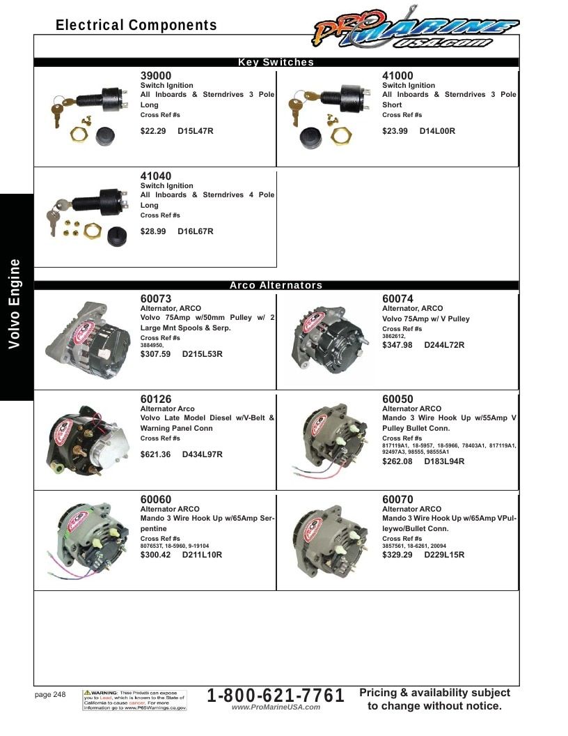 Pro Marine USA Inboard and Sterndrive Parts Catalog Weekly Ad January 1 - December 31, 2026