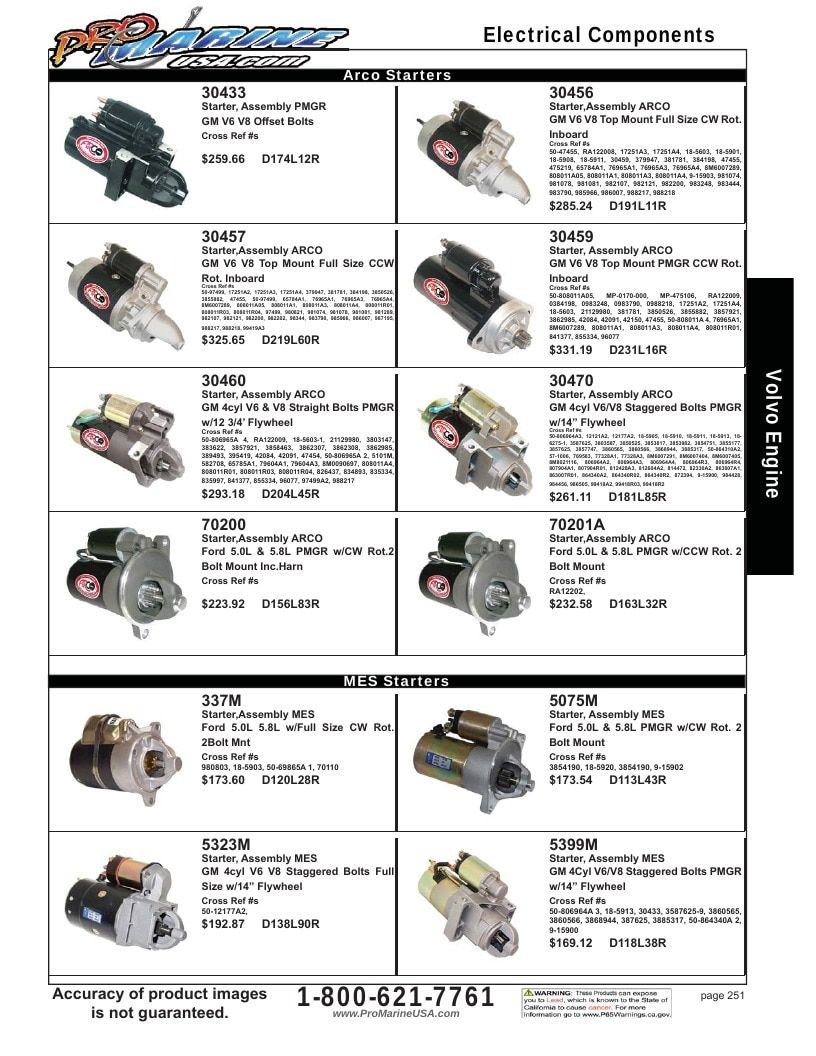 Pro Marine USA Inboard and Sterndrive Parts Catalog Weekly Ad January 1 - December 31, 2026