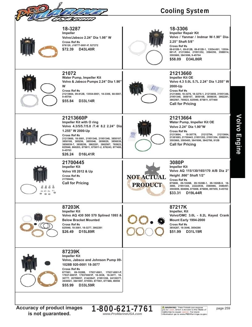 Pro Marine USA Inboard and Sterndrive Parts Catalog Weekly Ad January 1 - December 31, 2026