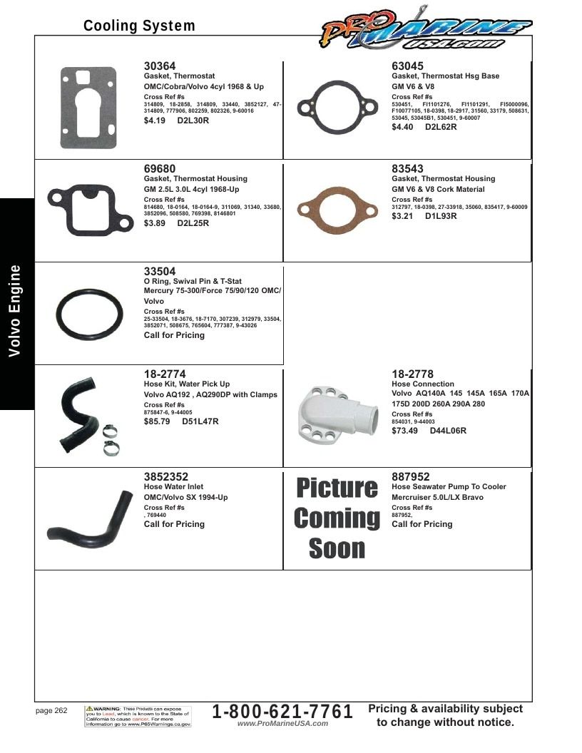Pro Marine USA Inboard and Sterndrive Parts Catalog Weekly Ad January 1 - December 31, 2026
