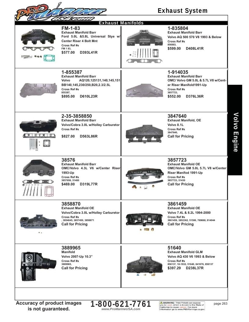Pro Marine USA Inboard and Sterndrive Parts Catalog Weekly Ad January 1 - December 31, 2026