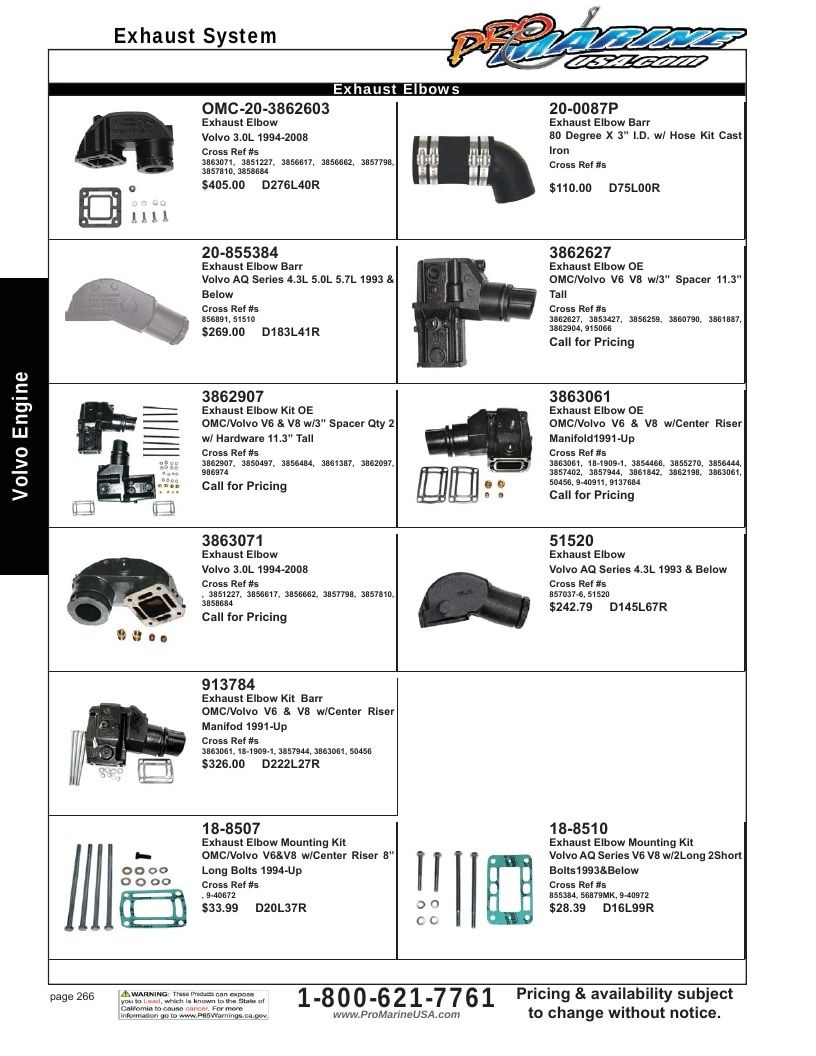 Pro Marine USA Inboard and Sterndrive Parts Catalog Weekly Ad January 1 - December 31, 2026