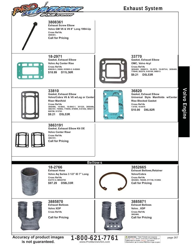 Pro Marine USA Inboard and Sterndrive Parts Catalog Weekly Ad January 1 - December 31, 2026