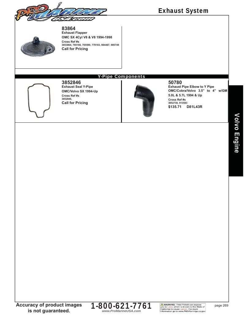 Pro Marine USA Inboard and Sterndrive Parts Catalog Weekly Ad January 1 - December 31, 2026