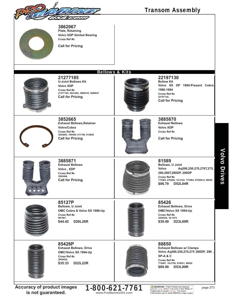 Pro Marine USA Inboard and Sterndrive Parts Catalog Weekly Ad January 1 - December 31, 2026