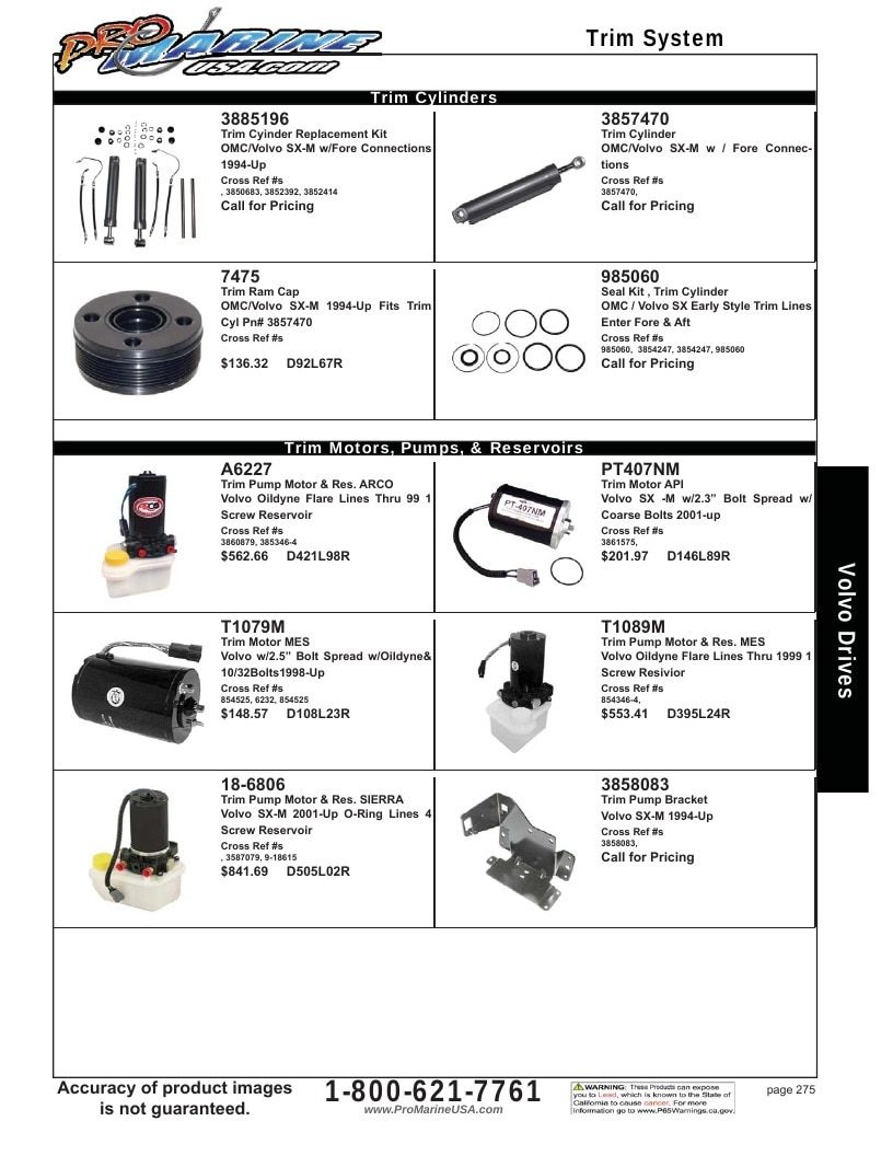 Pro Marine USA Inboard and Sterndrive Parts Catalog Weekly Ad January 1 - December 31, 2026