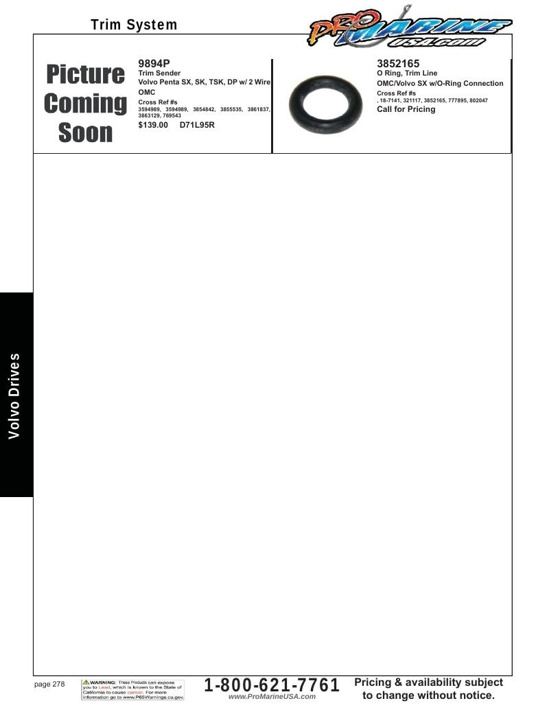 Pro Marine USA Inboard and Sterndrive Parts Catalog Weekly Ad January 1 - December 31, 2026