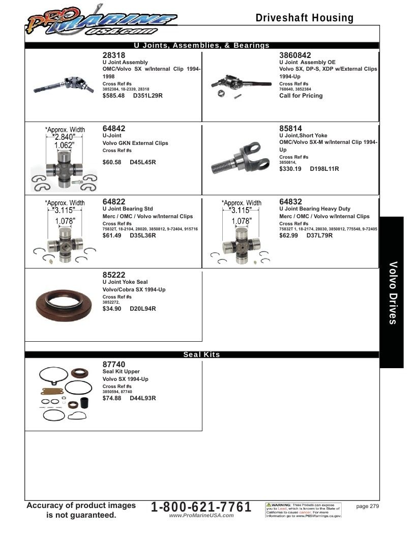 Pro Marine USA Inboard and Sterndrive Parts Catalog Weekly Ad January 1 - December 31, 2026